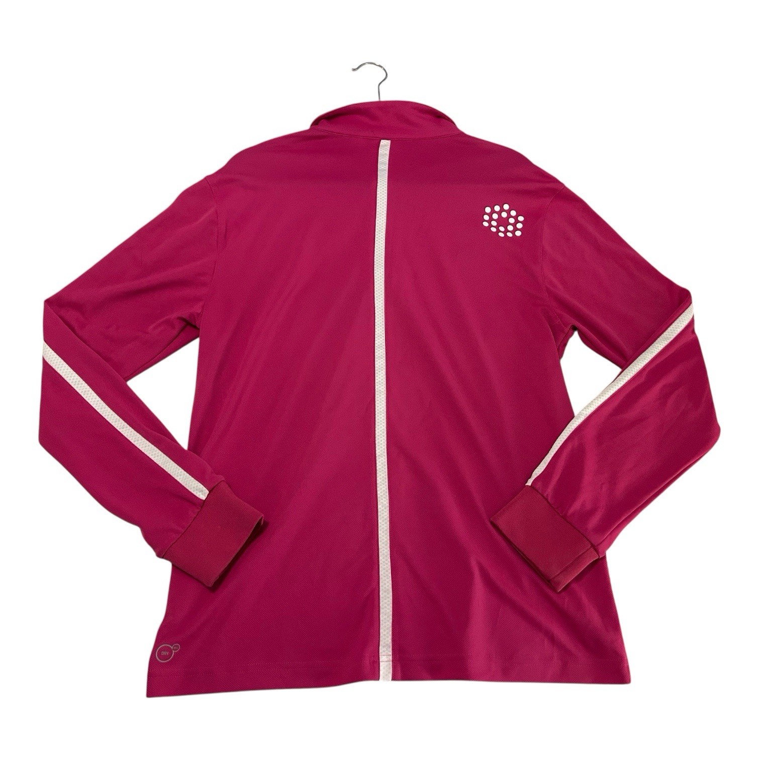 Puma 1/4 Zip Pullover Long Sleeve Top Pink Sport Lifestyle Medium Dry Cell Golf.
