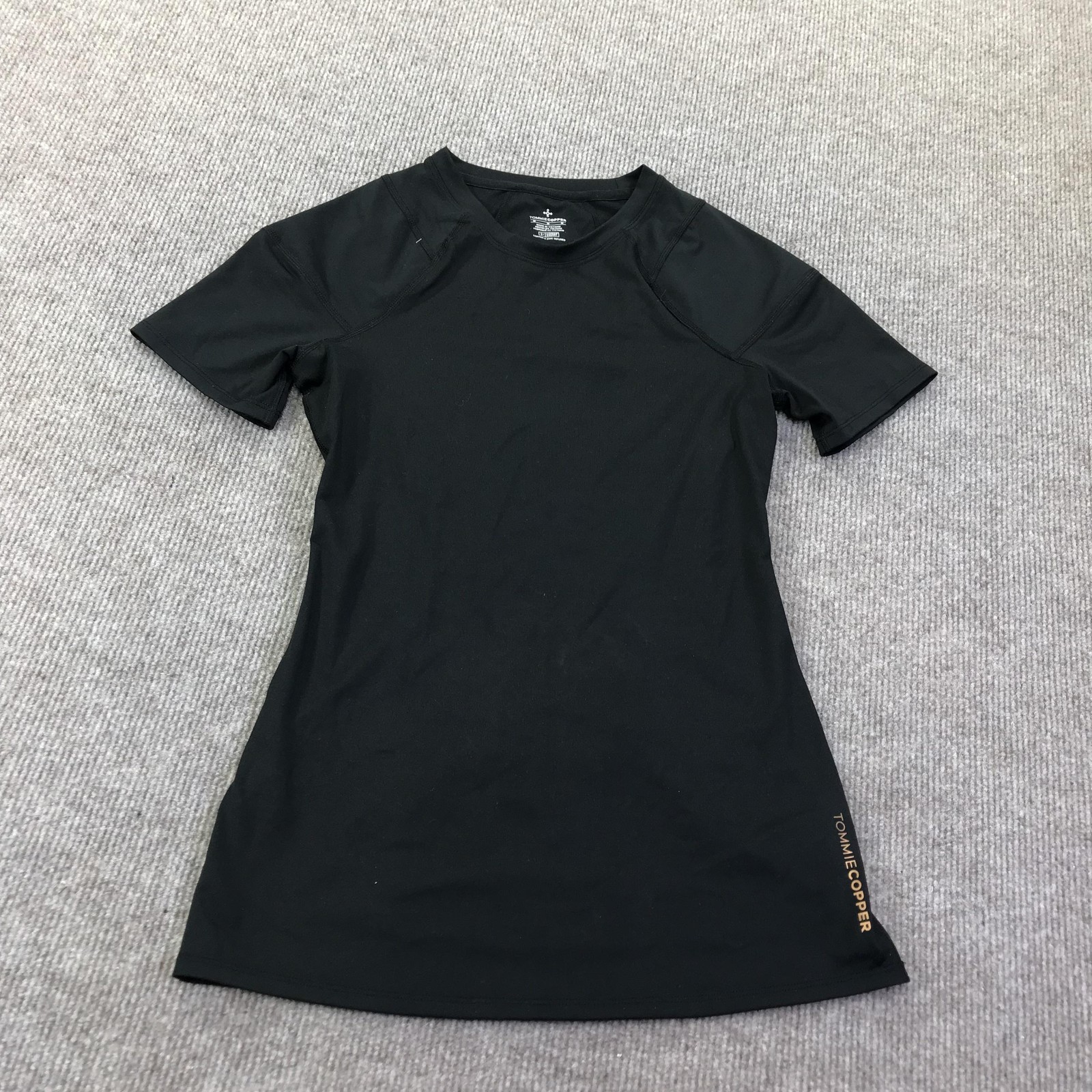 Tommie Copper Shirt Womens Medium Black Shoulder Support Compression Znergy Top