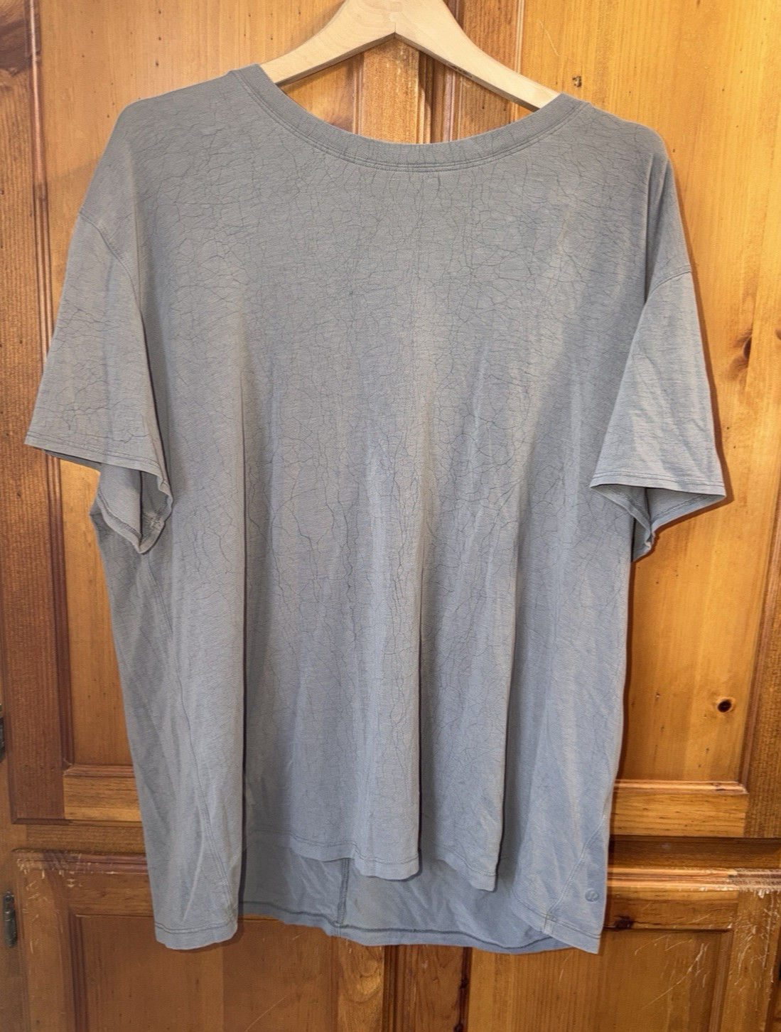 Lululemon Women’s 16 All Yours Boyfriend Shirt Top T Tee Printed Yoga Running