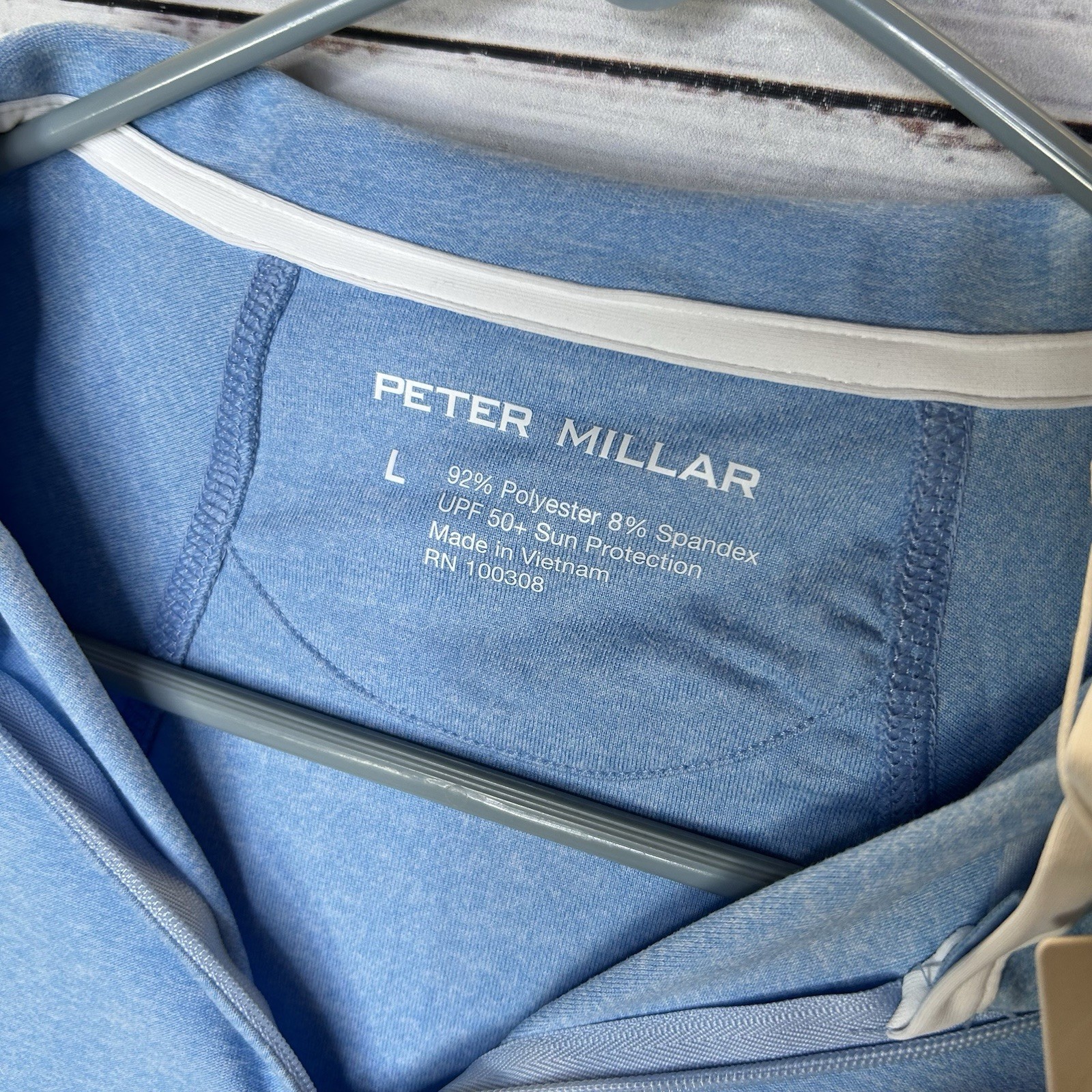 New Peter Millar Essential Perth 1/4 Zip Pullover Loraloma Golf Club Women’s L