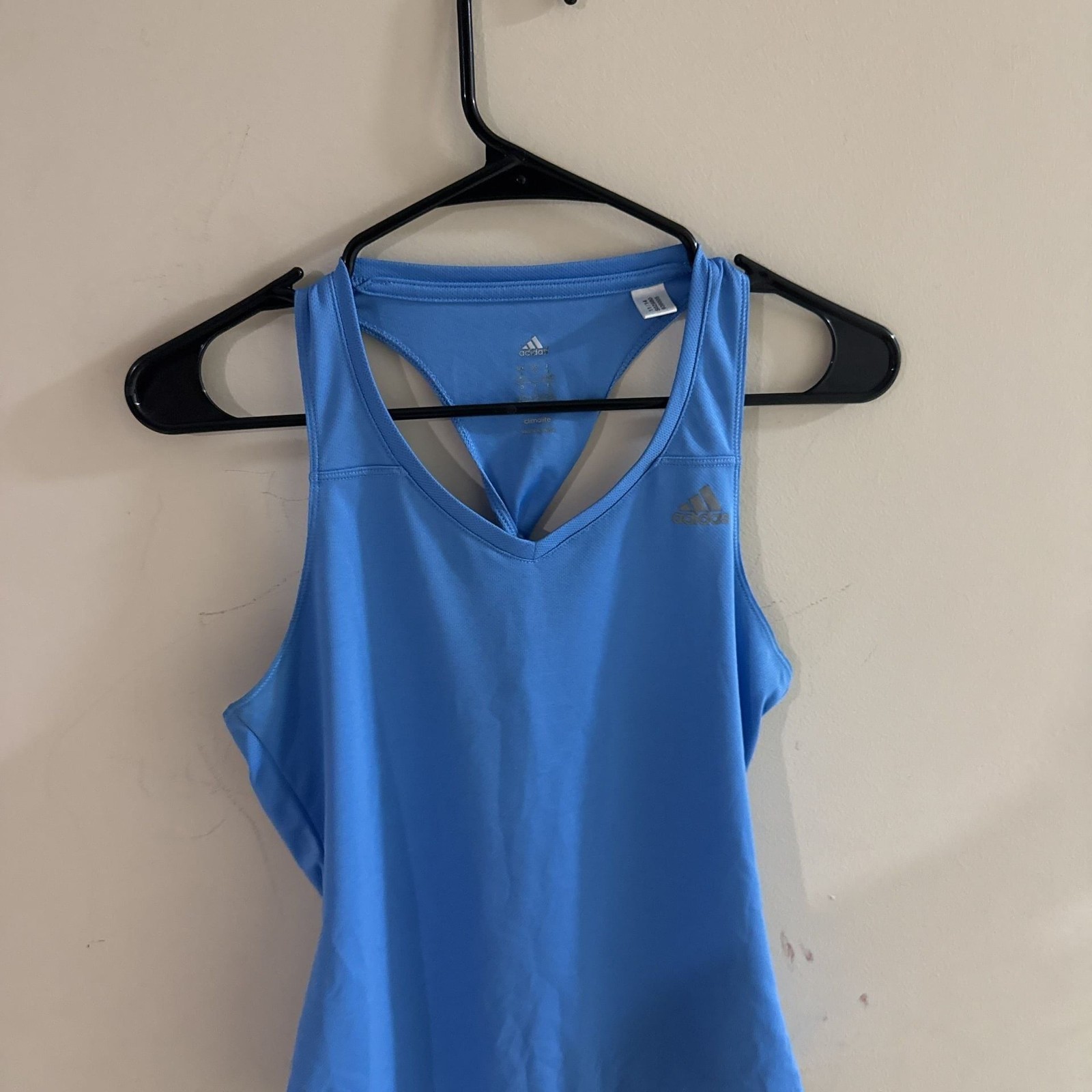 Adidas Climalite Light Blue Athletic Tank Top, Women’s Size S
