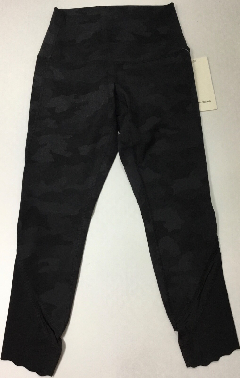 Lululemon Women Wunder Under Crop HR “23 *Scp LW6BI4S H3DC Black Camo Size 2