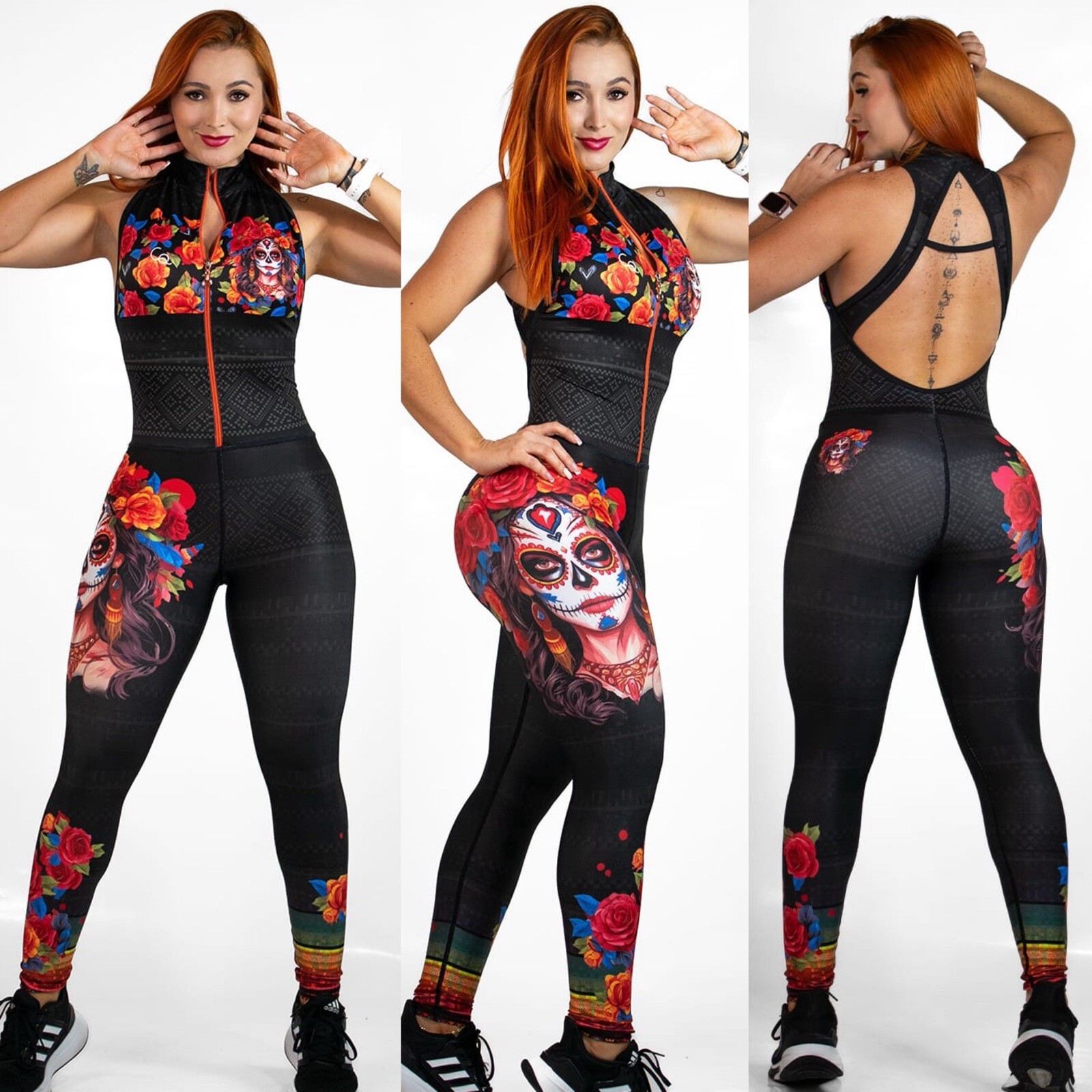 Colombian Brazilian Women’s Jumpsuit Enterizo Microfiber S M L Active Casual