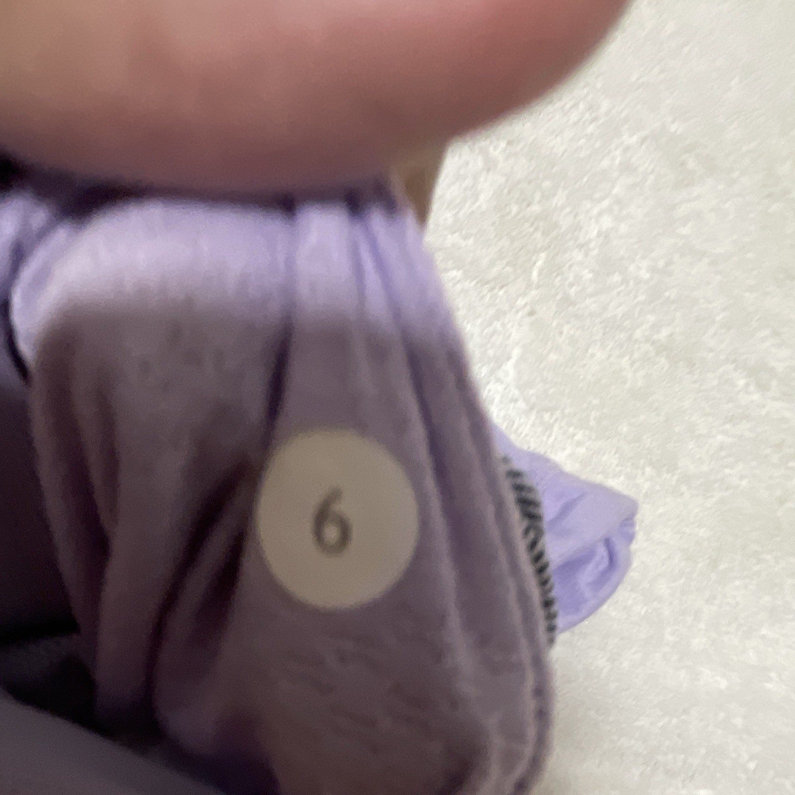 lululemon Purple/Gray Solid Racerback Scoop Neck Stretch Tank Activewear 6