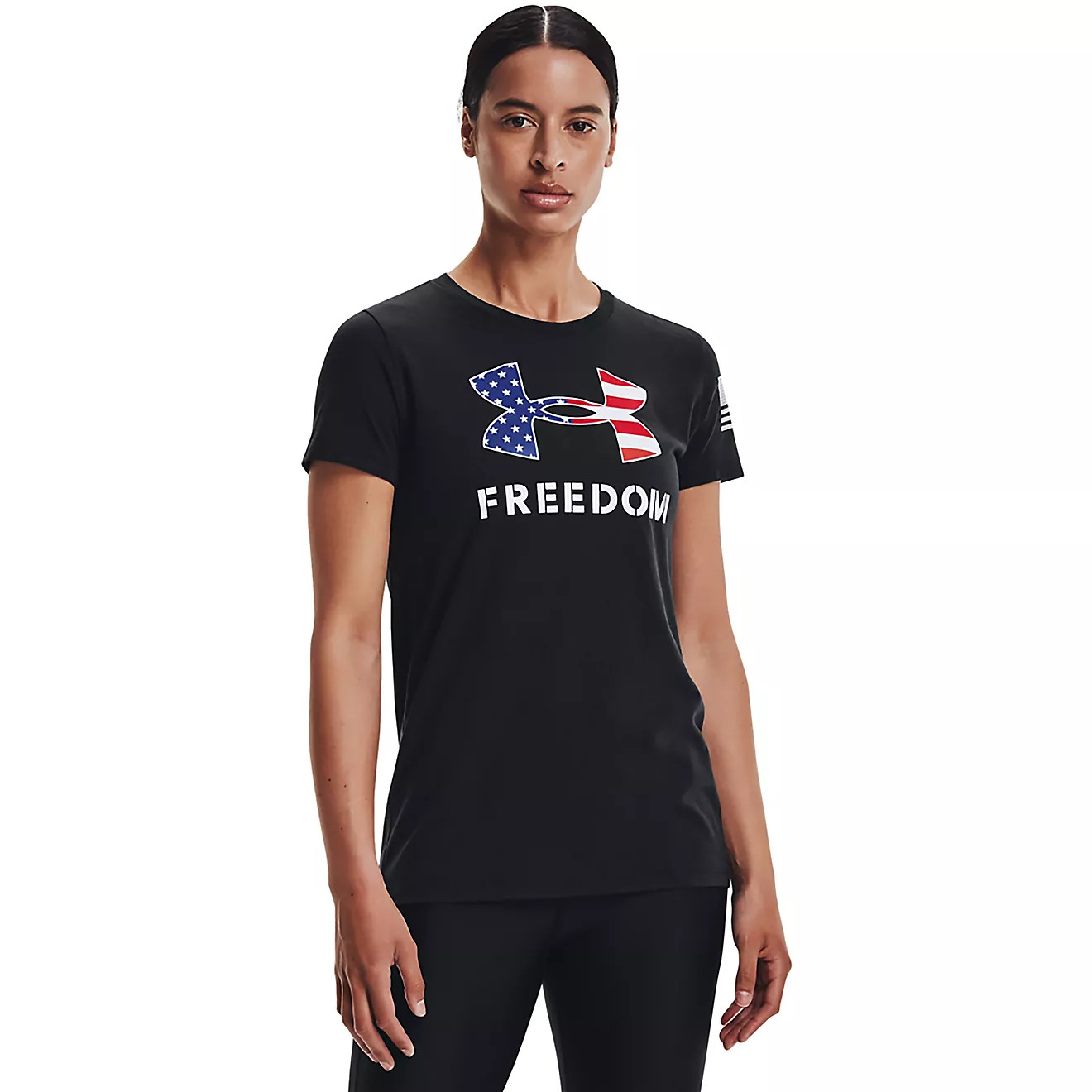 Under Armour Freedom UA Logo Short-Sleeve T-Shirt for Ladies (small)