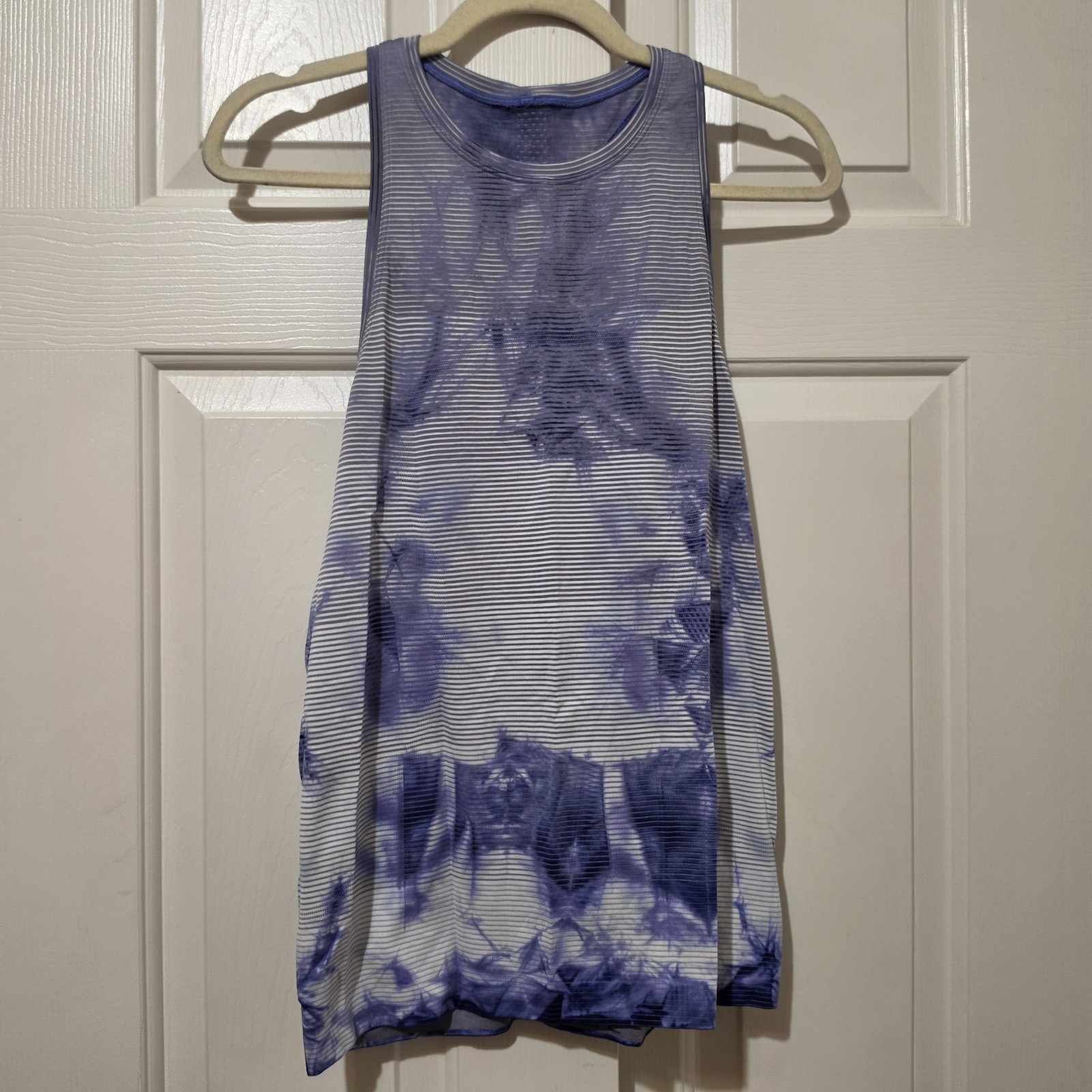 NWOT Lululemon SWIFTLY tech Tank 2.0 Wash Shibori Midnight Orchid Tie Dye Size 8