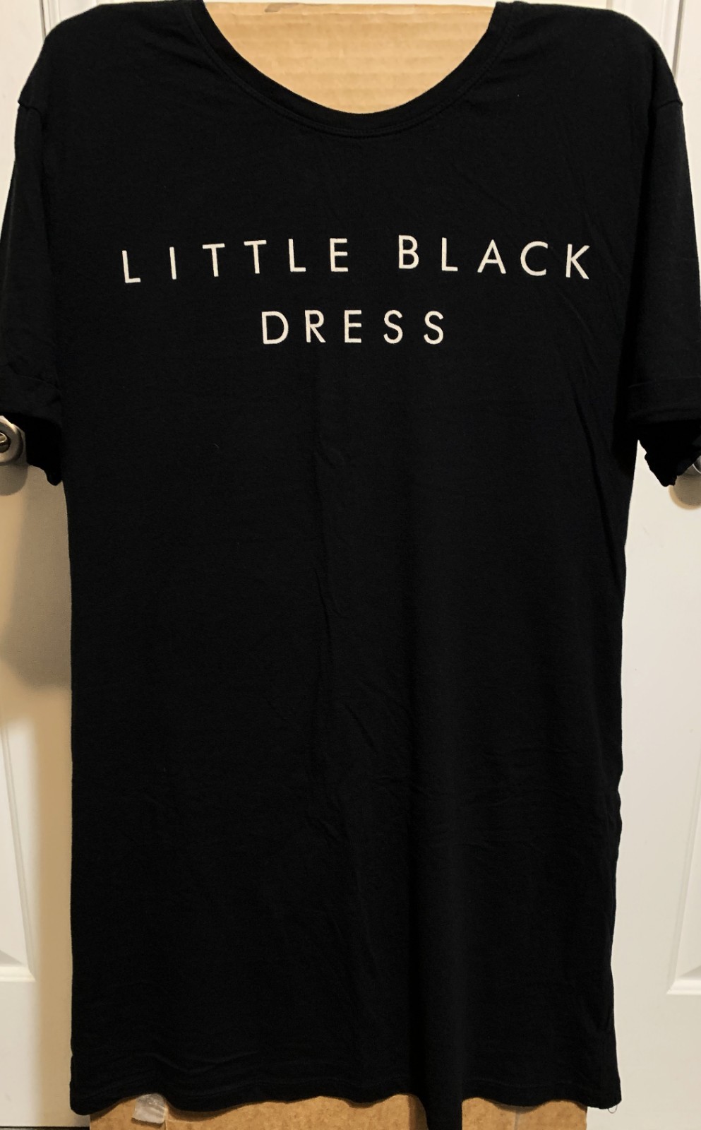 T-Shirt LADIES MED Relaxed “Little Black Dress” T-Shirt