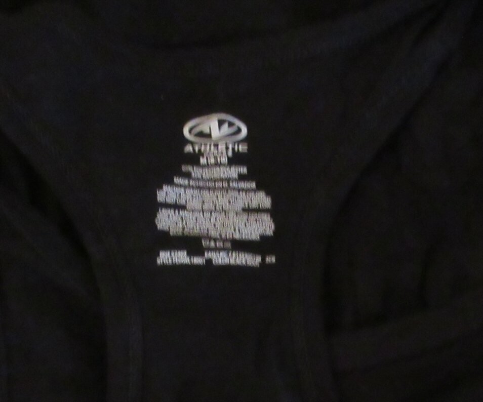 Athletic Black “Strive For Progress beach body coach” Tank top sz M