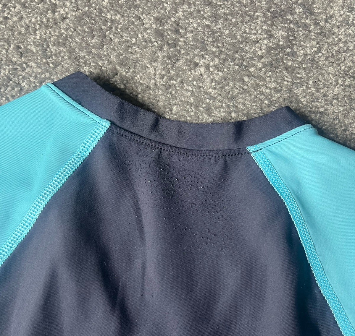 Skins She Classic Compression Shirt Womens Medium Blue Long Sleeve Training Top