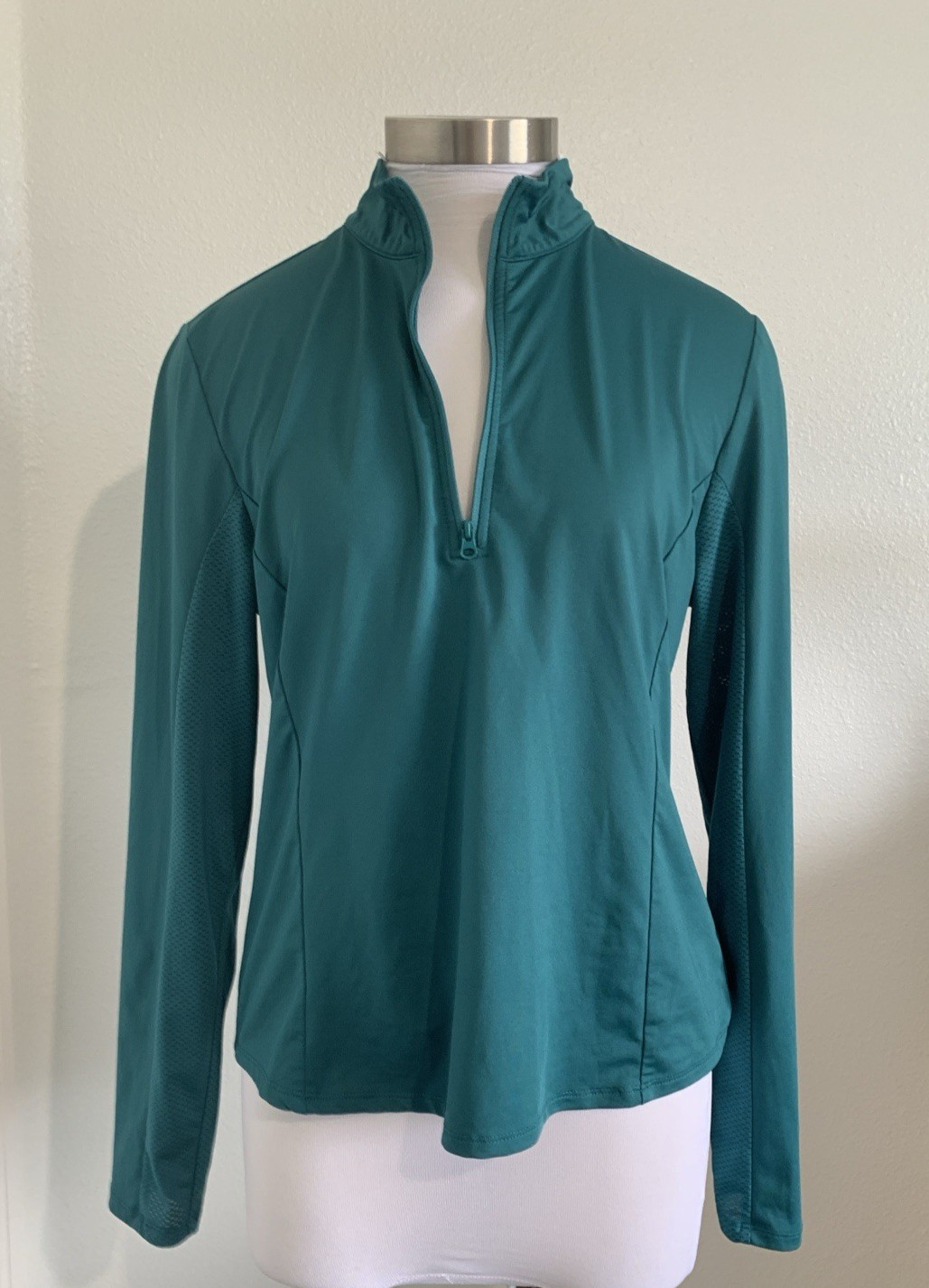 Tommy Bahama Racquet & Paddle Top Green Performance 1/4 Zip Tennis Pickleball
