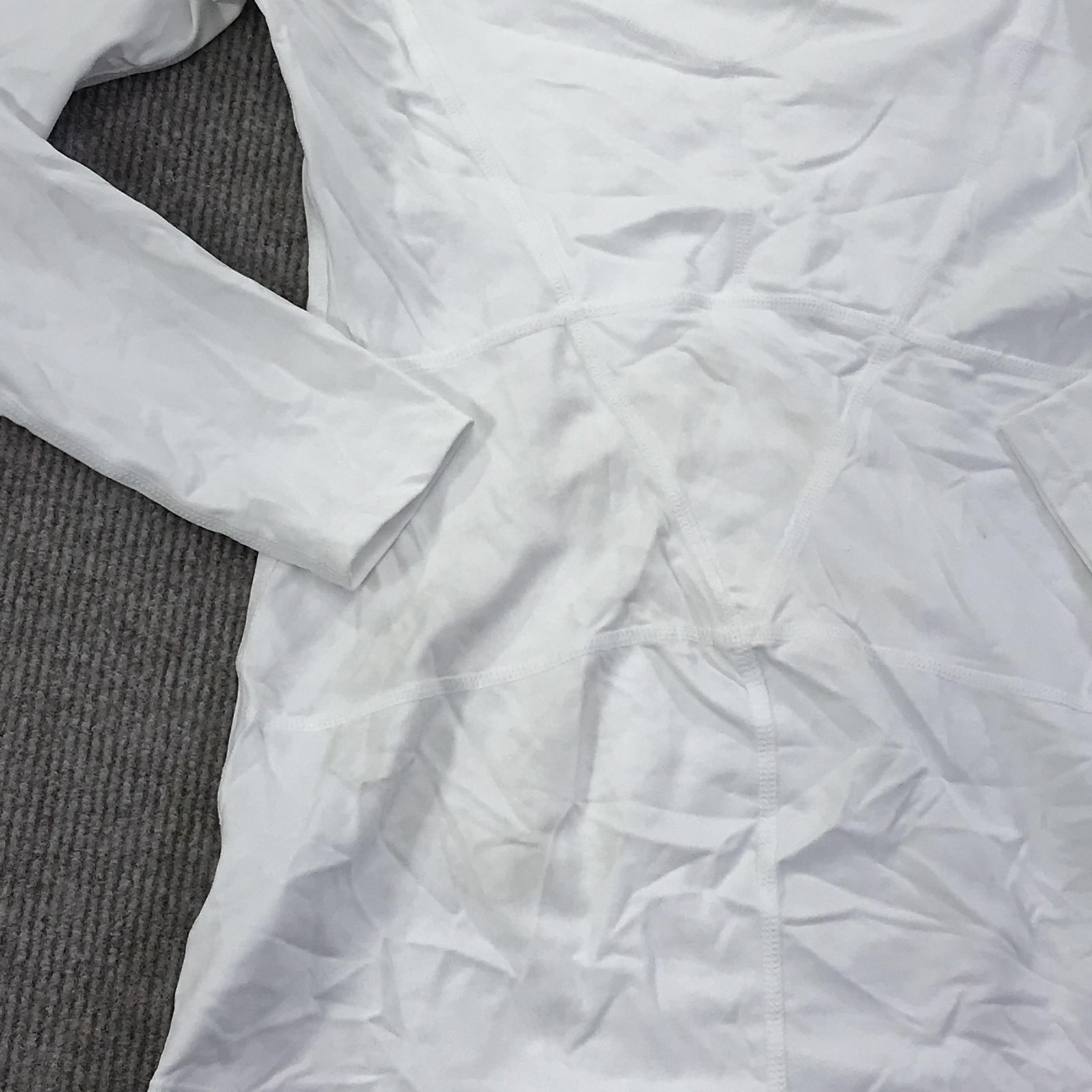 Tommie Copper Shirt Womens Medium White Shoulder Support Compression Long Sleeve