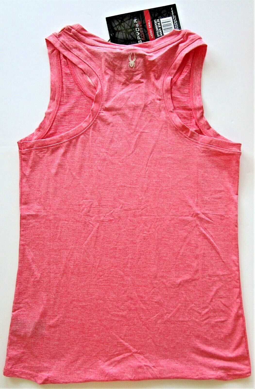 Spyder Active Womens’ PROWEB Stretch Tank Top Coral Gray – NWT