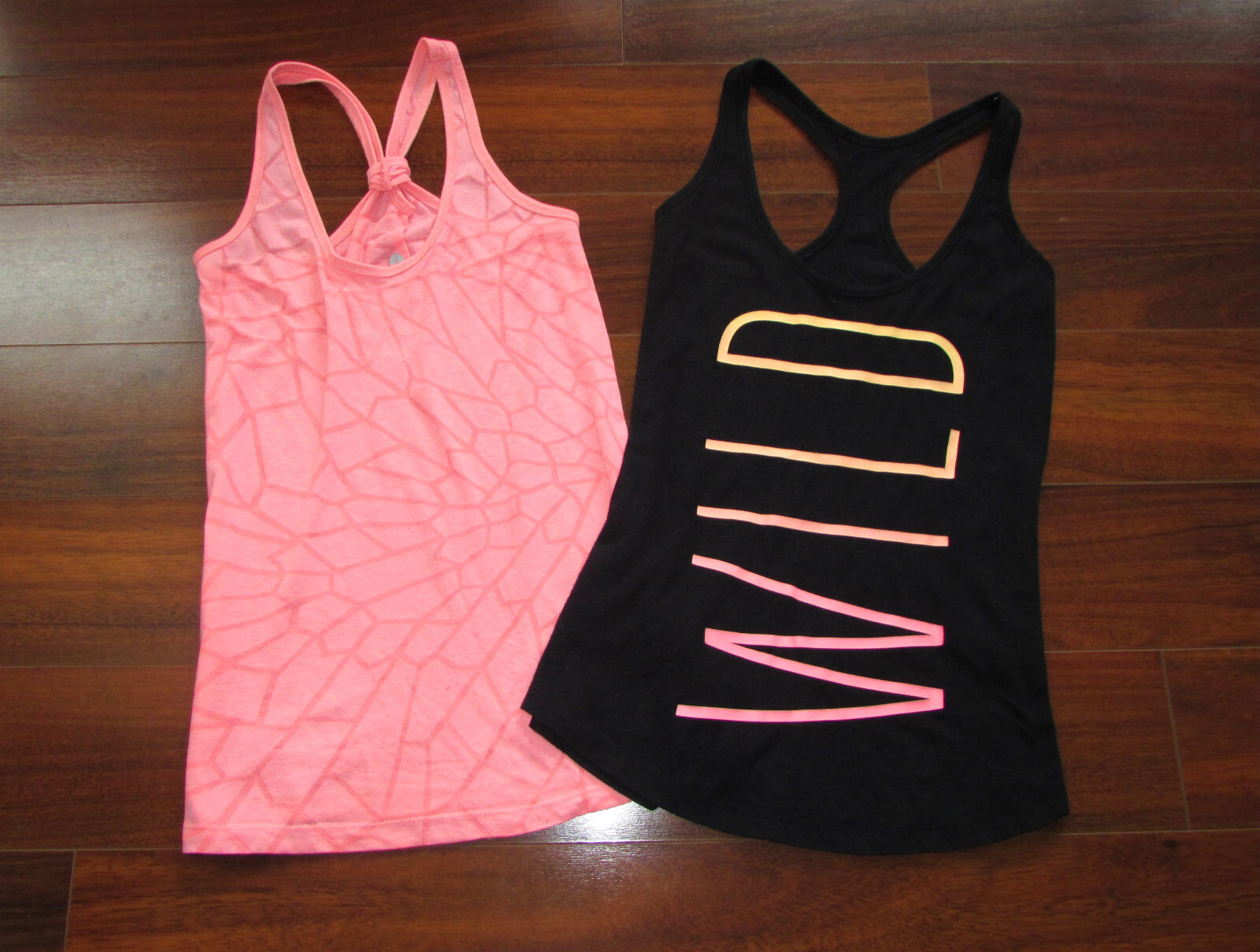 OLD NAVY by GAP ~ Small ~ LOT of 2! Racerback Semi-Fitted Yoga Athletic Tanks a7