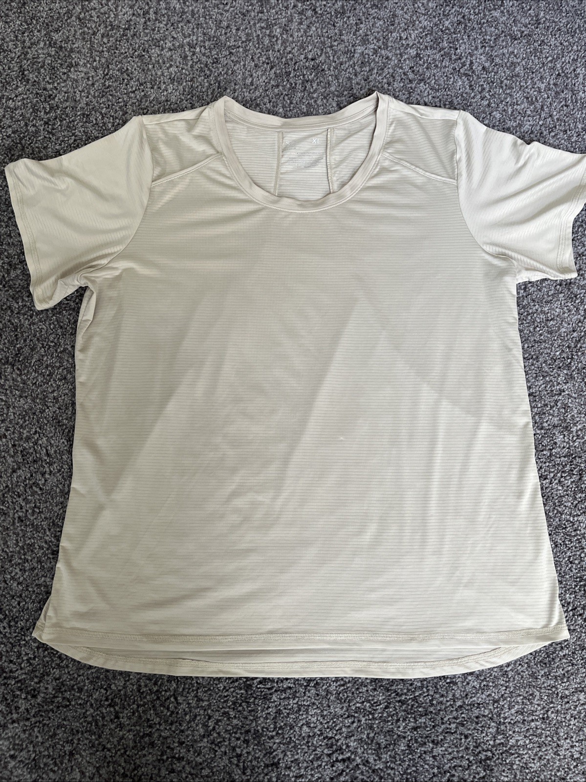 Xersion Everair Essential Performance Tee Short Sleeve Top (3)XL White 2 Beige 1