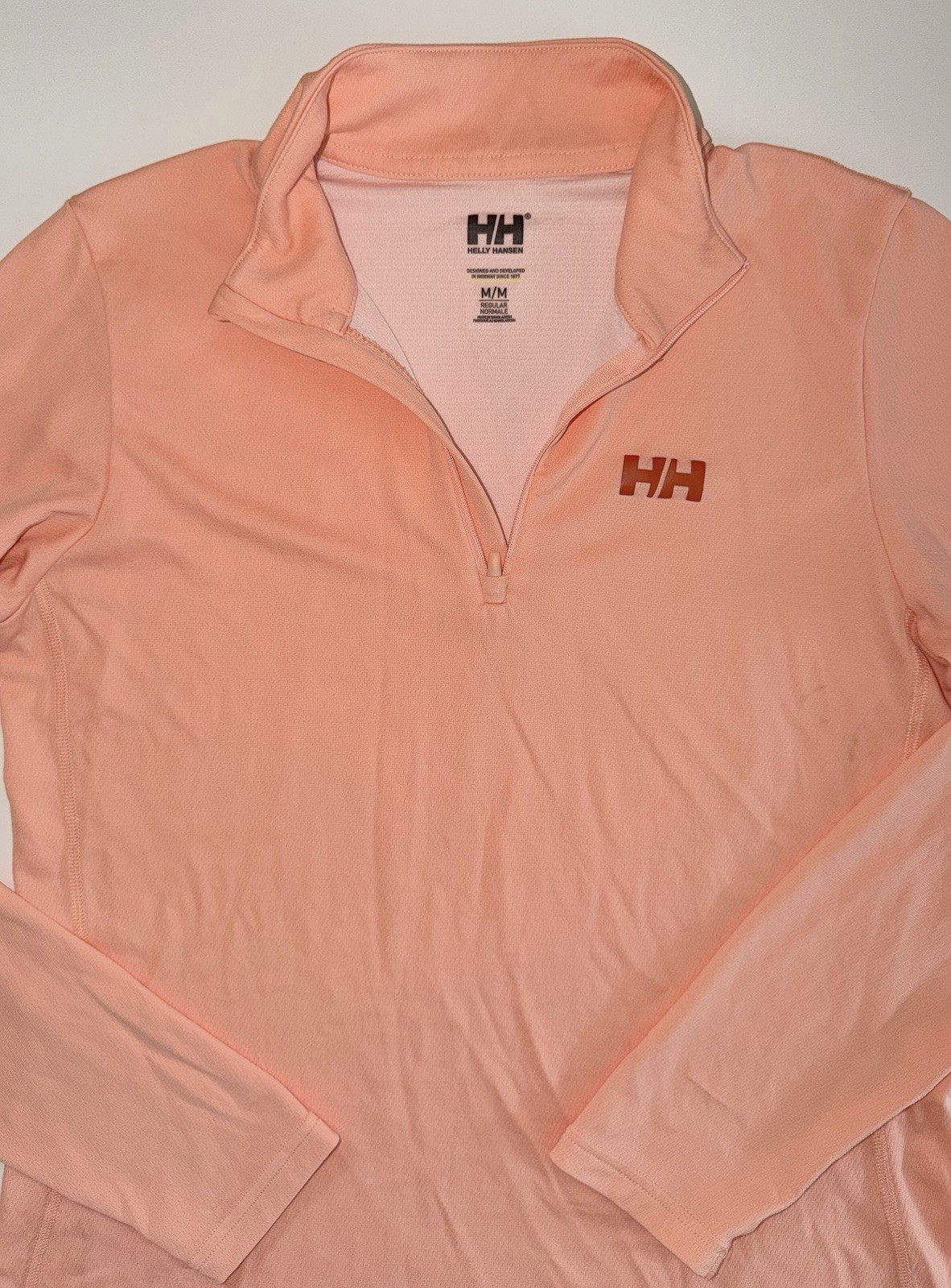 Helly Hansen Pullover 1/4 Zip Mock Neck Performance Stretch Shirt Women’s M