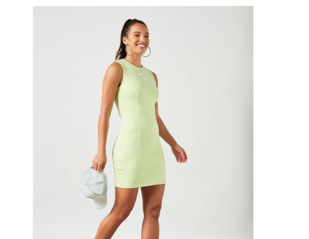 Nike Air Women’s Bodycon Dress XS Tight Volt Yellow Casual Outdoors DD5437-303