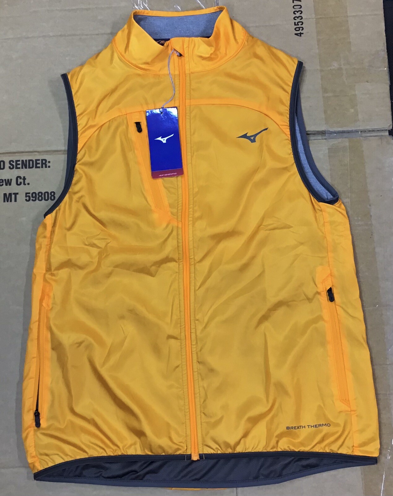 Mizuno Women’s Breath Thermo Vest Orange CL1