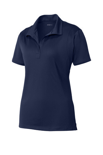 LST650 Sport-Tek Ladies Micropique Sport-Wick Polo Navy Blue Size Medium