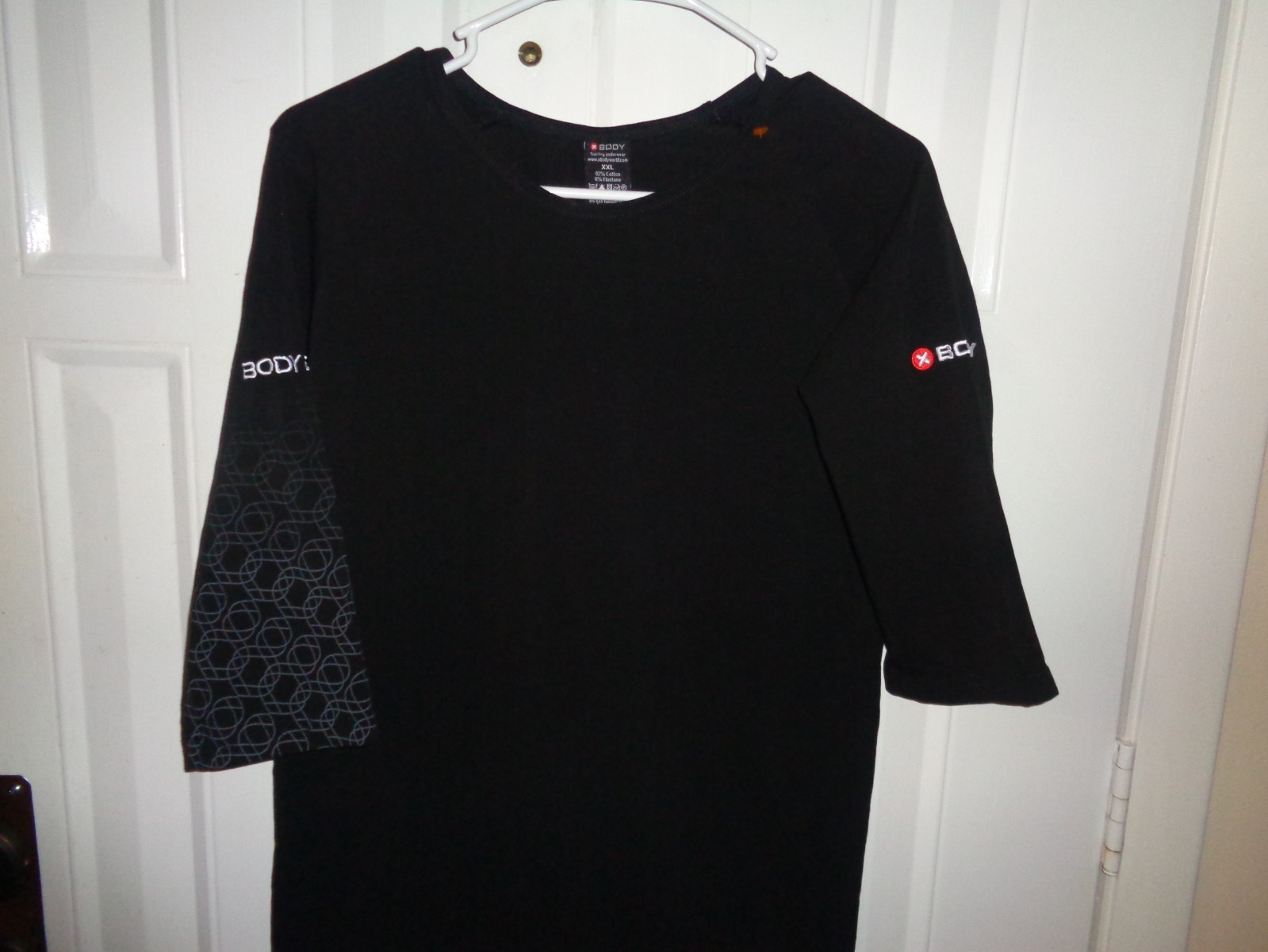 Body 20 Womens Training Wear Black Performance Stretch Shirt XXL