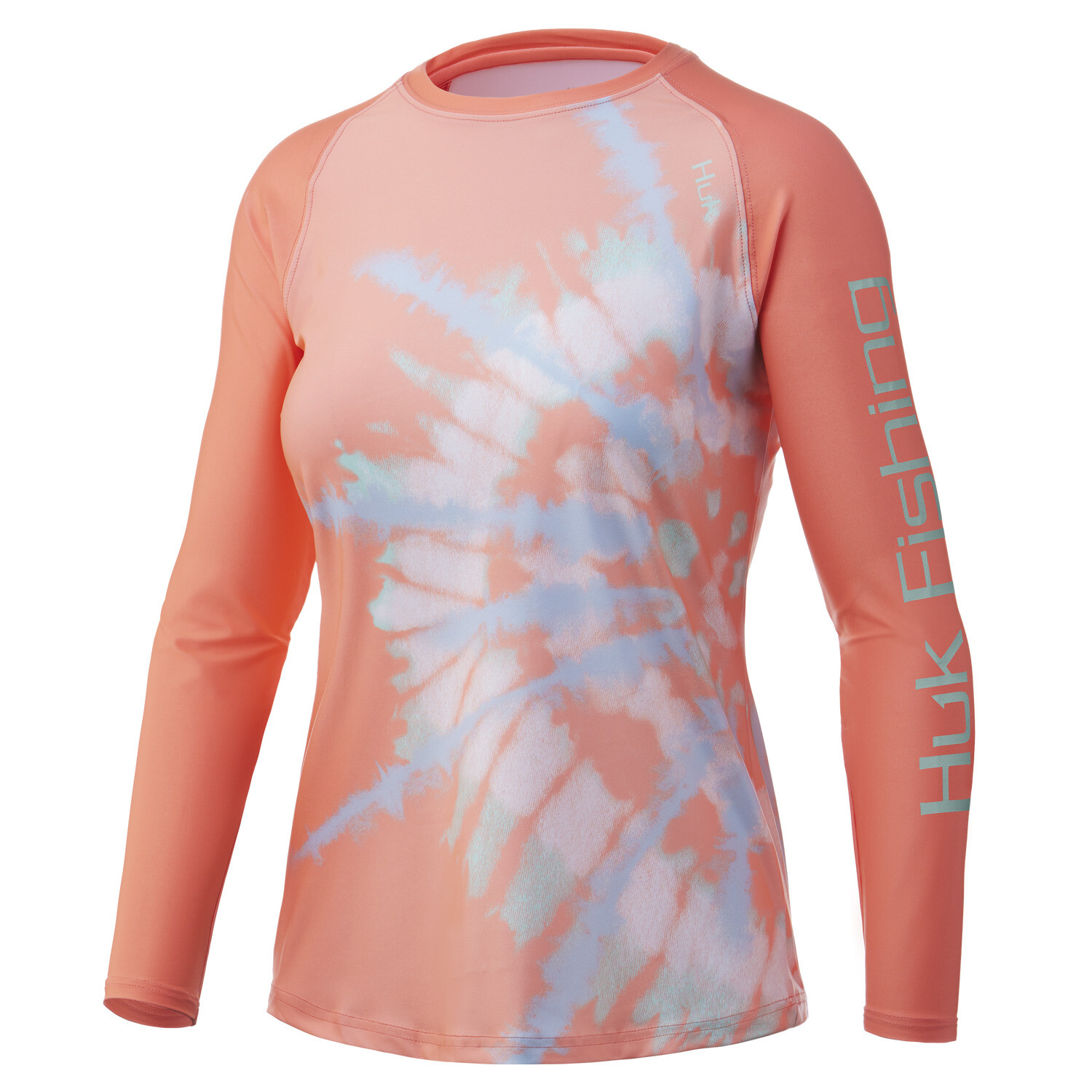 Women’s HUK Spiral Dye Double Header Shirt H6120107 – Choose Size / Color