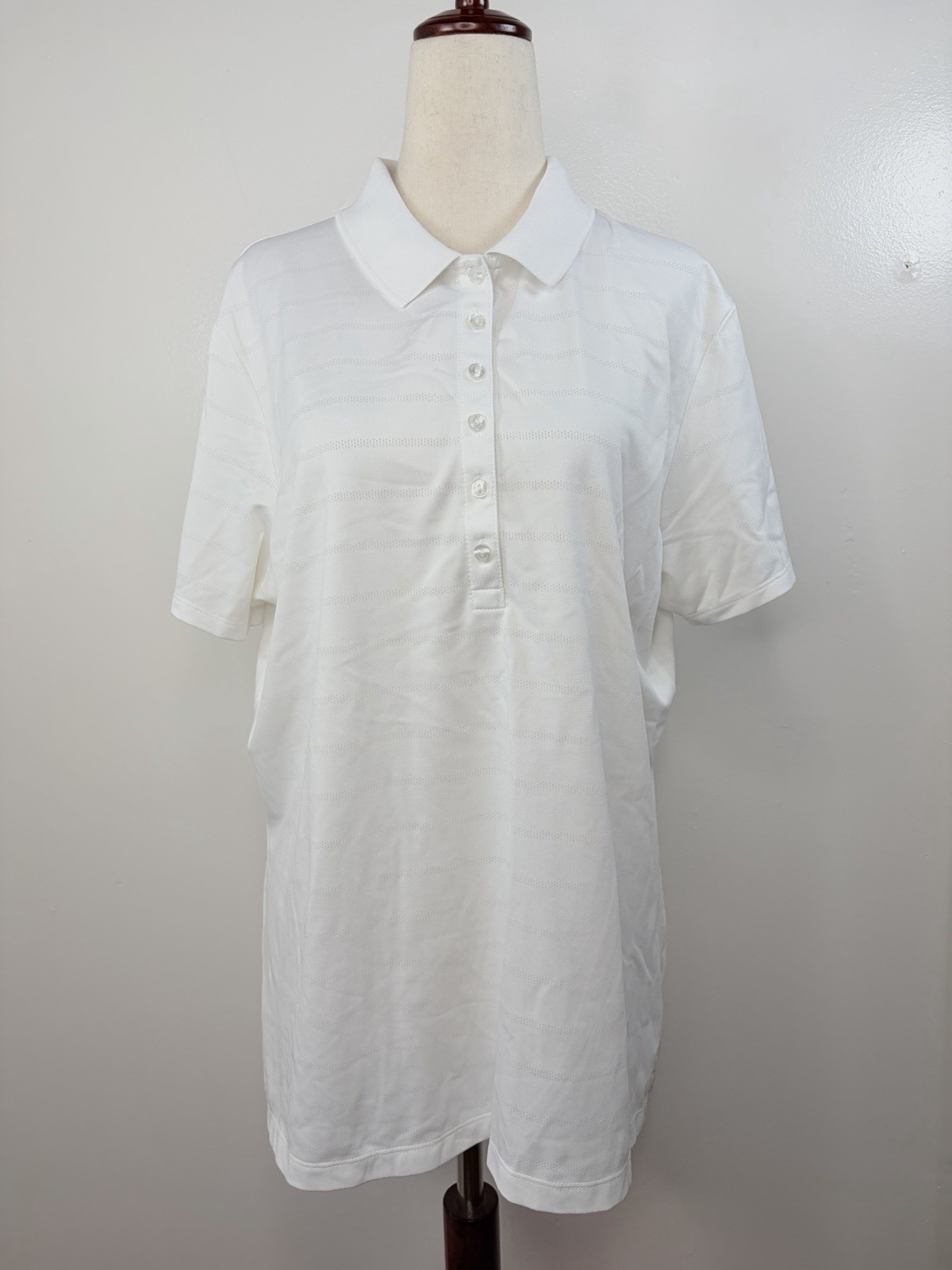 Callaway White CGW437 Opti-Dri Opt-Vent Polo Shirt XL