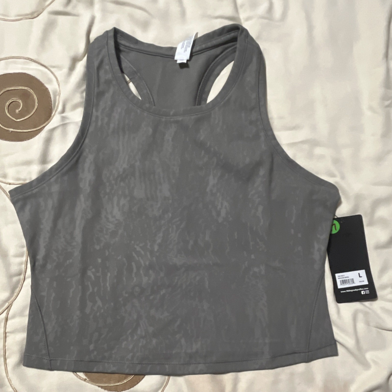 **NWT** 90 Degree by Reflex Flex For It Women’s Mulled Basil Cropped Stretch L