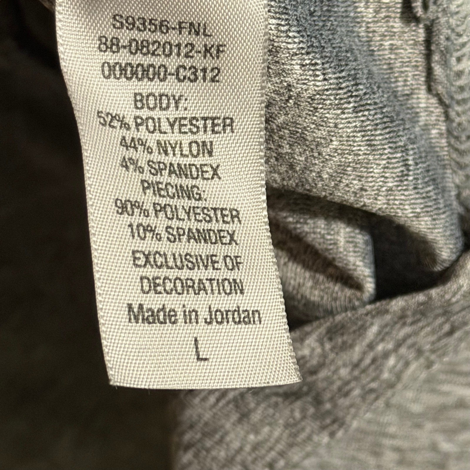 C9 Champion Gray Quarter Zip Pullover Semi Fitted Womens Sz Large Active Running