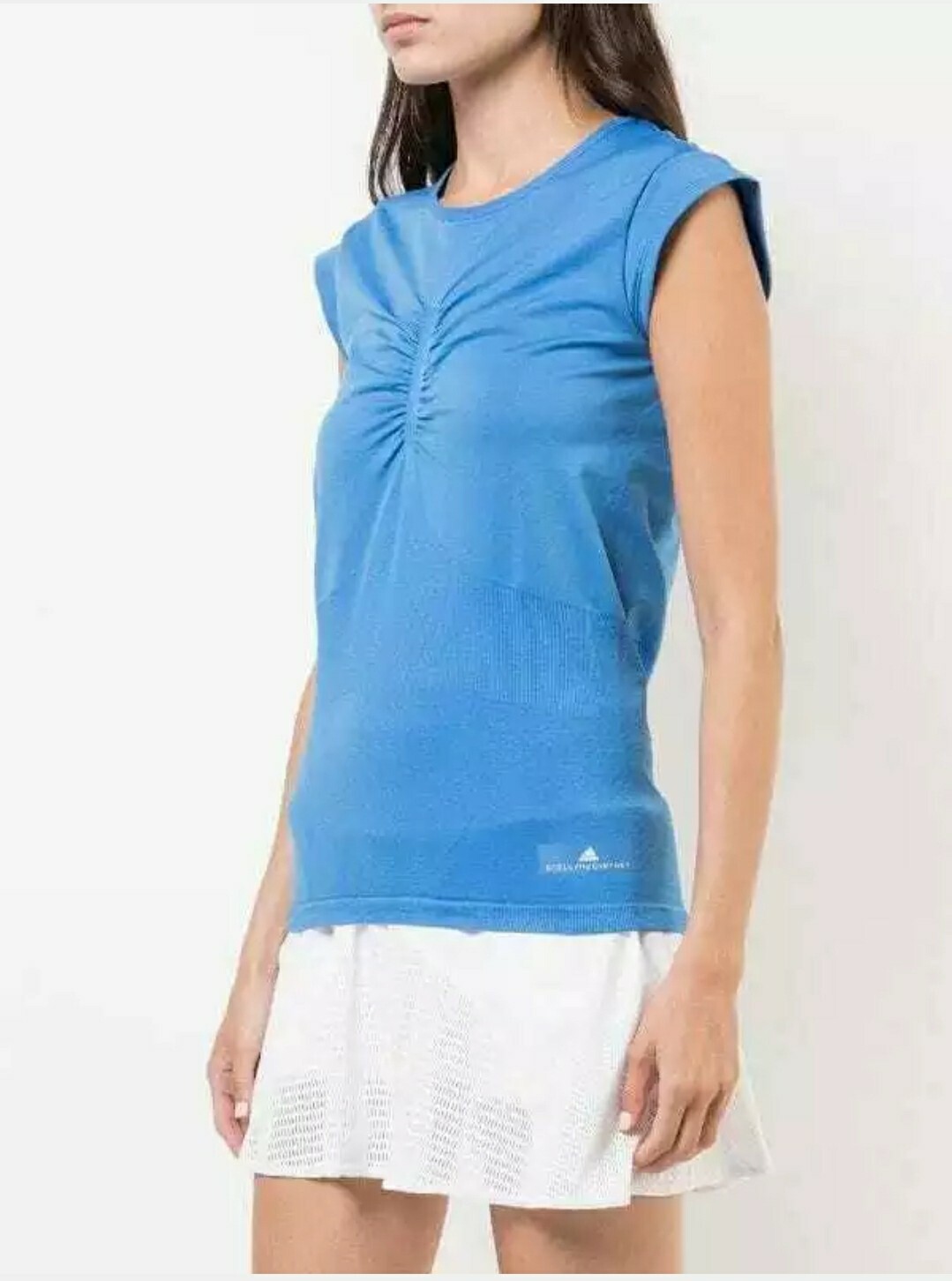 Adidas Women’s Stella McCartney Barricade Tennis T Shirt Blue X-Small XS CY1911