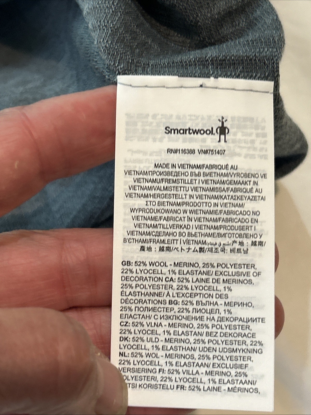 Smartwool Intraknit Wool Seamless Long Sleeve Shirt Women M Pewter Blue $115