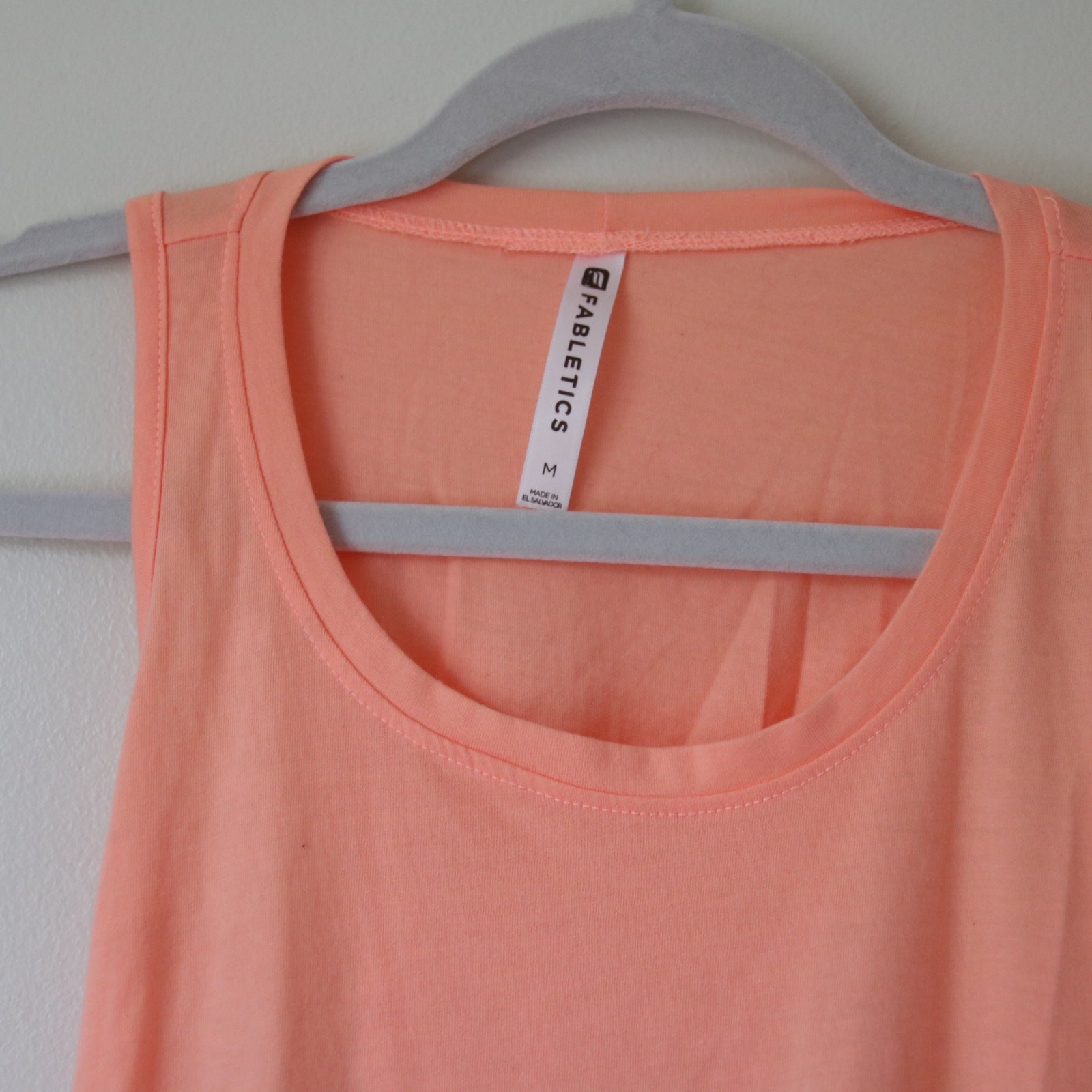 Fabletics Kerry Tank Drape Back Light Coral Medium