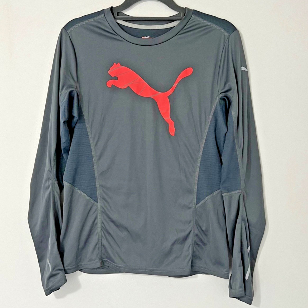 PUMA Running Womens Shirt Top Promo Sample Visi Cell Sport Lifestyle Size S RARE