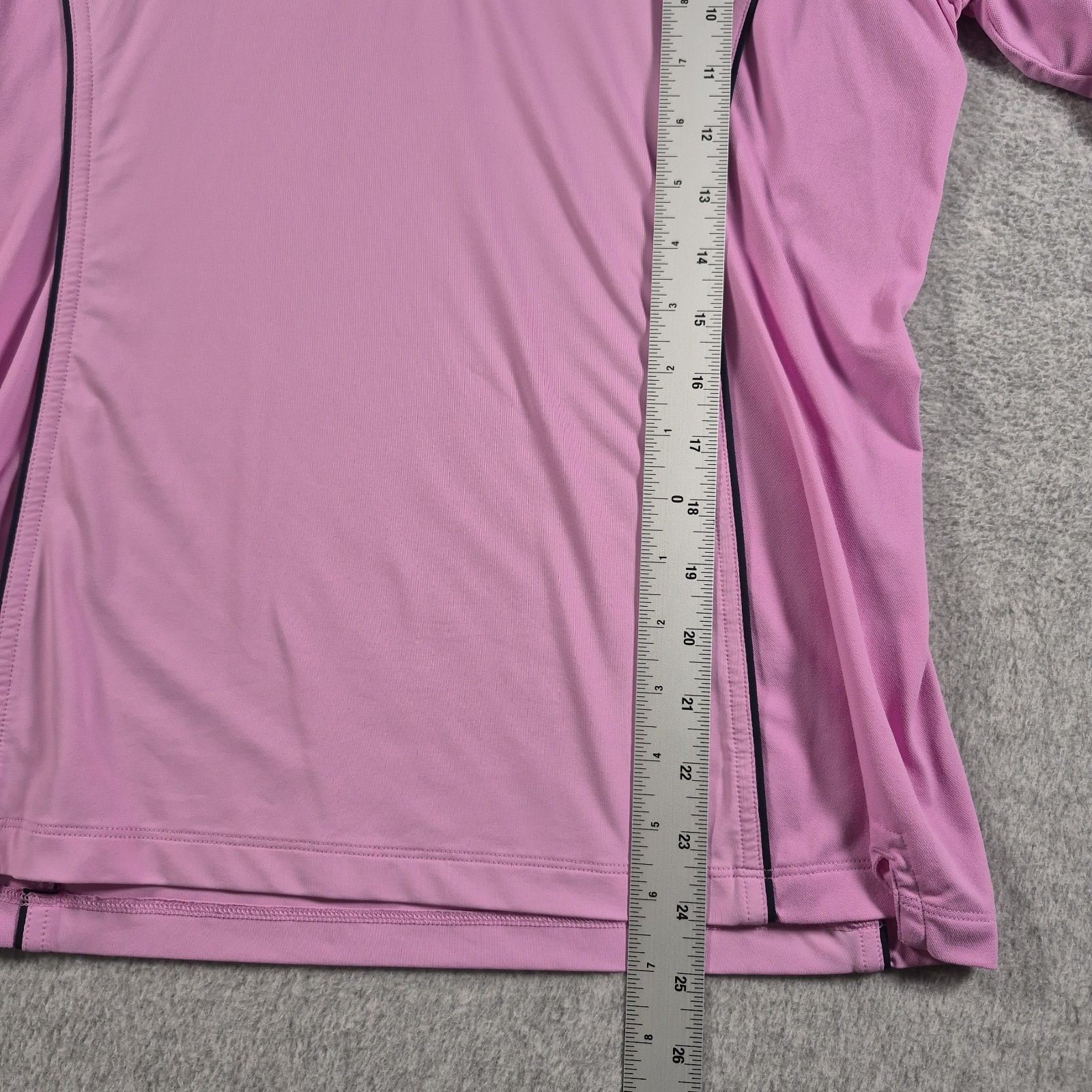 Peter Millar Lightweight Sun Comfort Base Layer 1/4 Zip Shirt Womens Pink Small