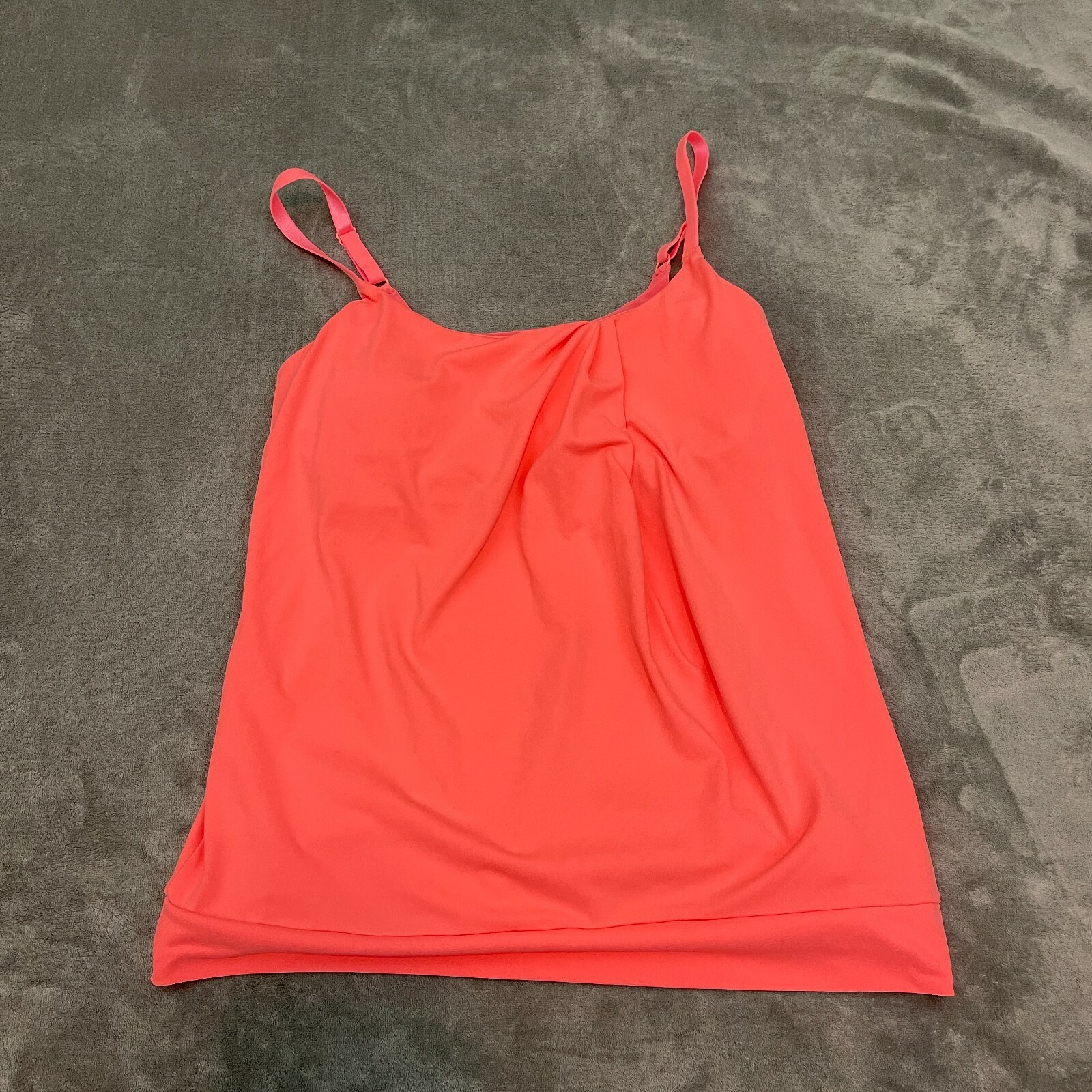 Fabletics Athletic Tank Top Adjustable Strap Peach Medium