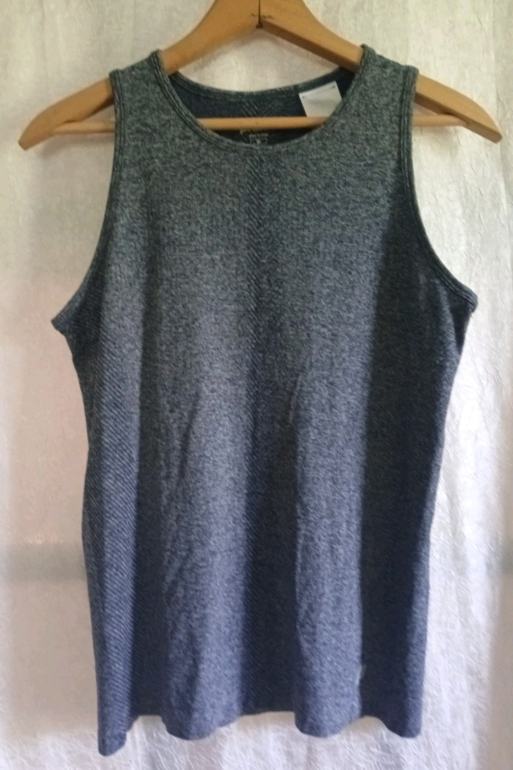 Woman’s Sz Med Tennis Tank Navy Blue Prince Moisture Wicking Active Top Fitted