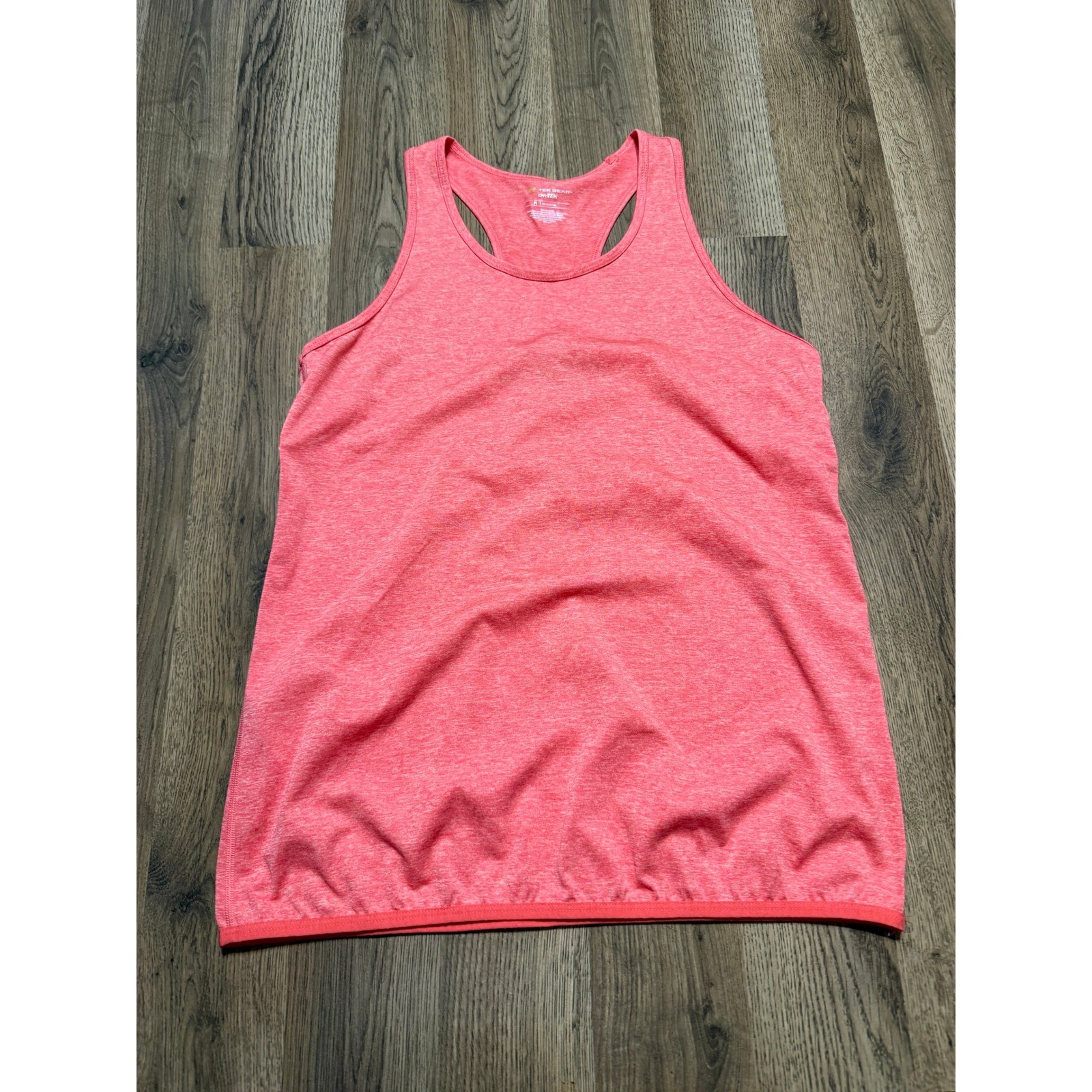 Tek Gear Tank Top Womens Medium Pink Activewear DryTek Racerback Excellent