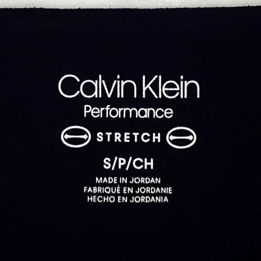 CALVIN KLEIN PERFORMANCE Womens Size S Black Athletic Sports Top Vest Gym Beach