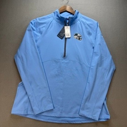 Cutter & Buck Carolina Panthers Pullover Quarter Zip NFL Regular XL Blue Logo