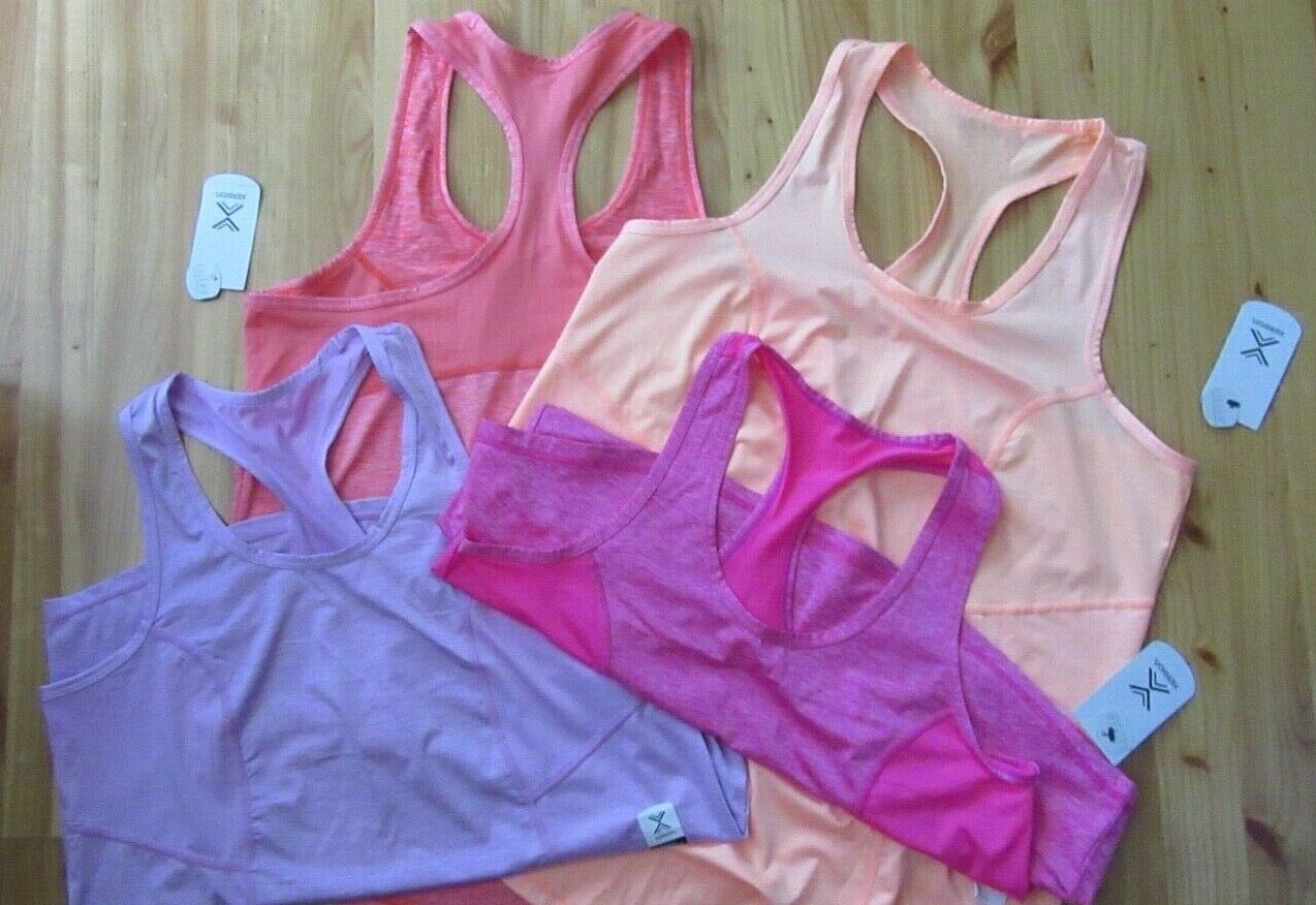 Xersion Everair S Performance Racer Tank Top NWT Womens Multi Color U Choose