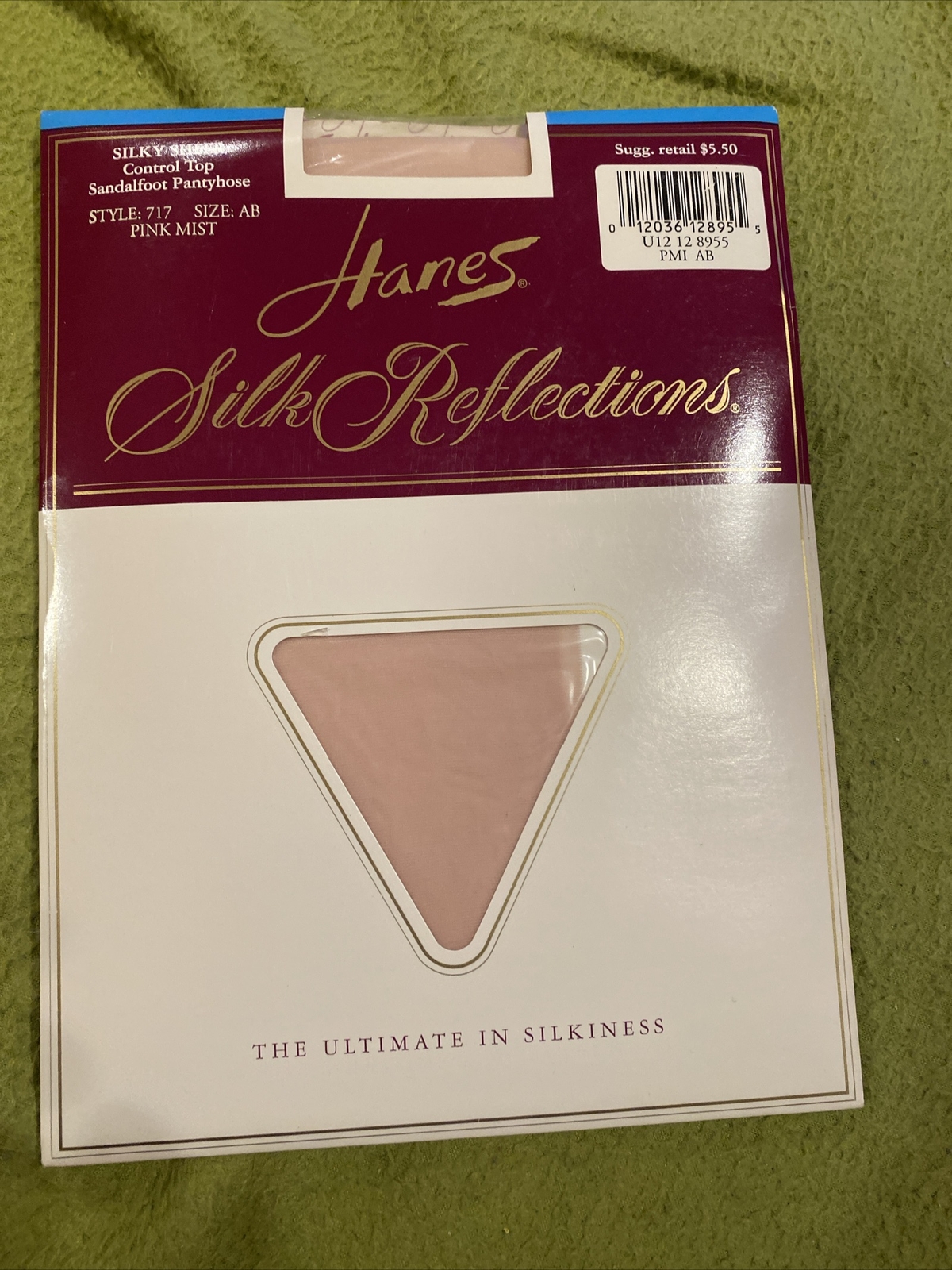 Hanes Silk Reflections Women’s Alive Sheer 717 Size AB Pink Mist