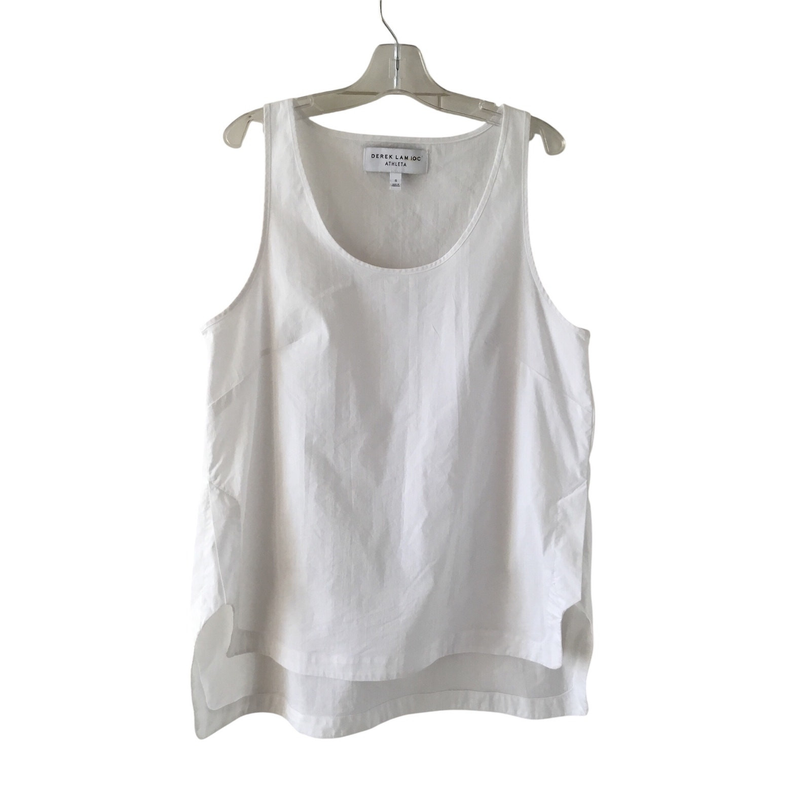 DEREK LAM 10C X ATHLETA Scoop Neck Sleeveless Top size S