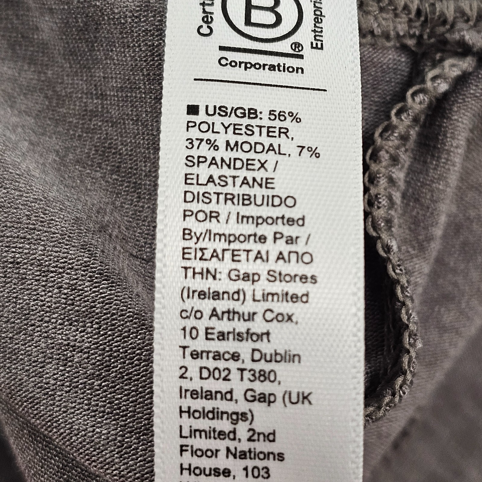 Athleta Gray Short Sleeve Polyester Spandex Modal Performance T-Shirt Women’s XS