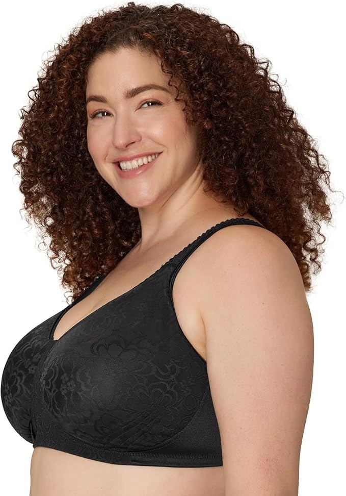 PLAYTEX Wireless Bra, 18 Hour Plus-Size Bras Available BLACK 40D