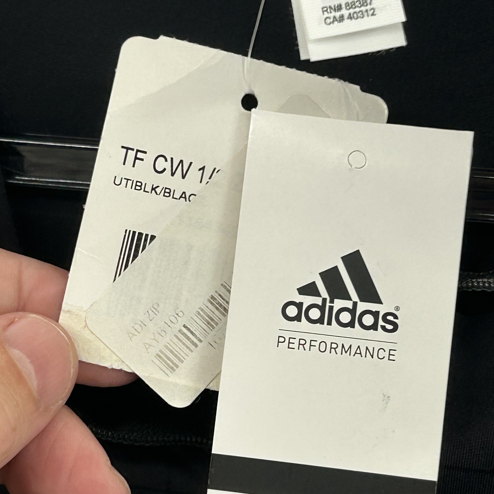 Adidas 1/4 Zip Pullover Womens Medium Gray Black Climalite Tech Fit Thumbholes