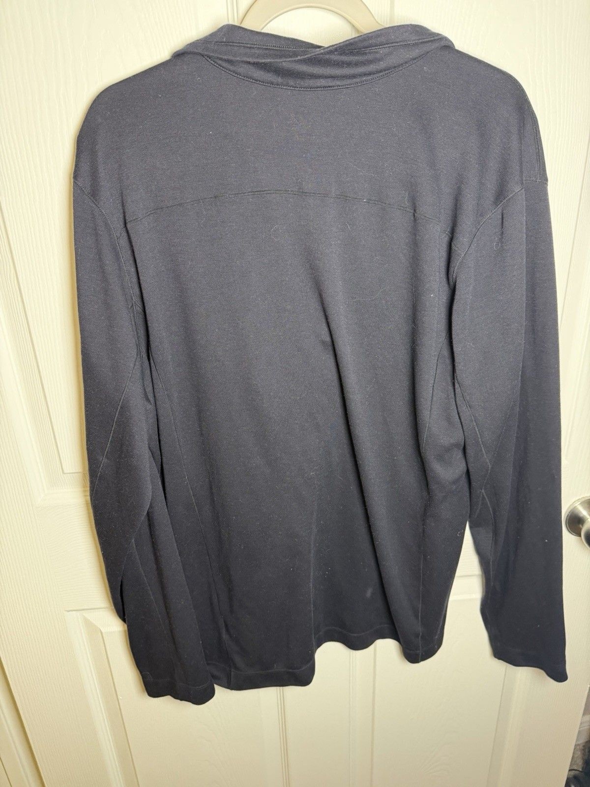 Outdoor Research Blackridge Pullover Active Top Wool Blend Quarter Zip Black M