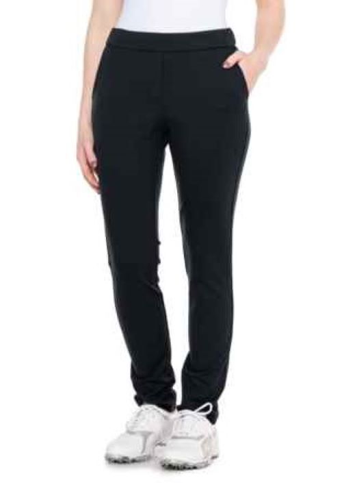 NWT Ladies SWING CONTROL BLACK PULLON STRETCH GOLF PANTS 4 6 8 10 12 14