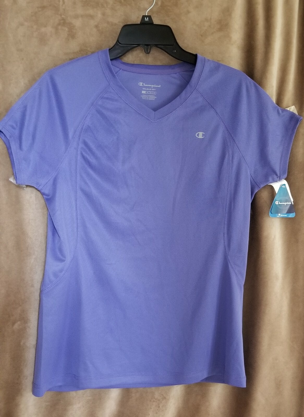 Womens Champion Double Dry Shirt Purple NWT size large