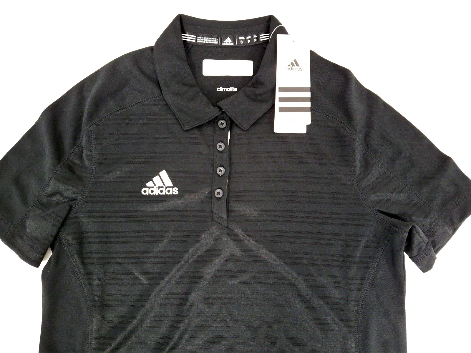 Adidas Climalite (Women’s) Select Polo Shirts- Black 2 Sizes Available