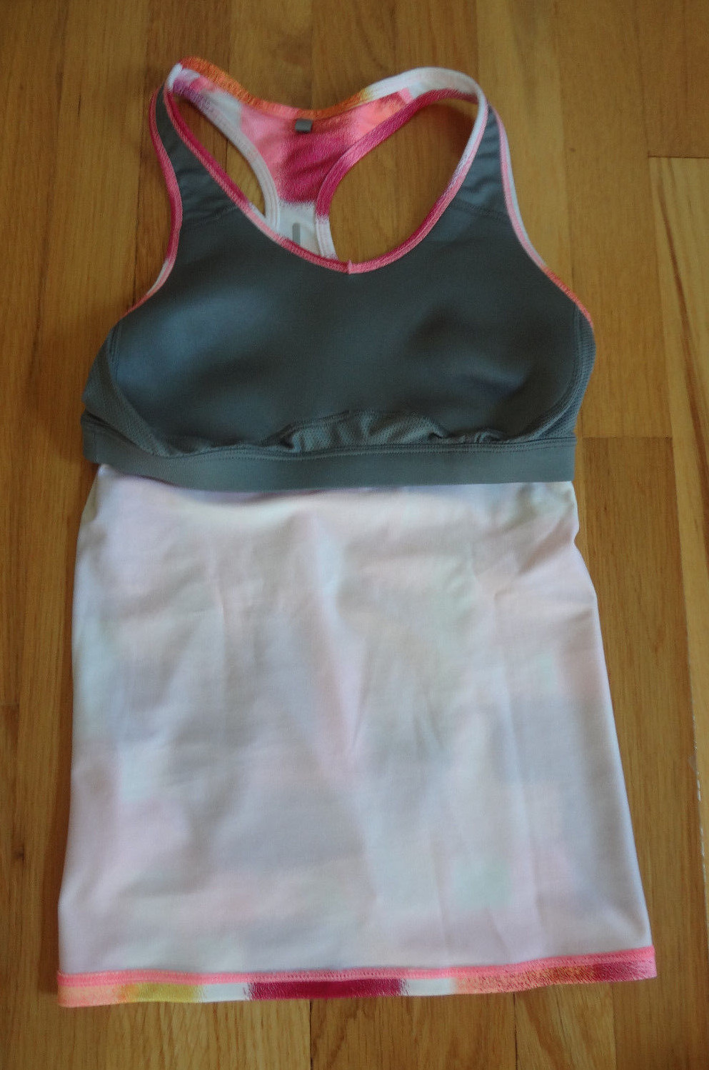 Women’s Nike Dri-Fit High Support Shape Sport Bra Top Training Tankini Top sz S