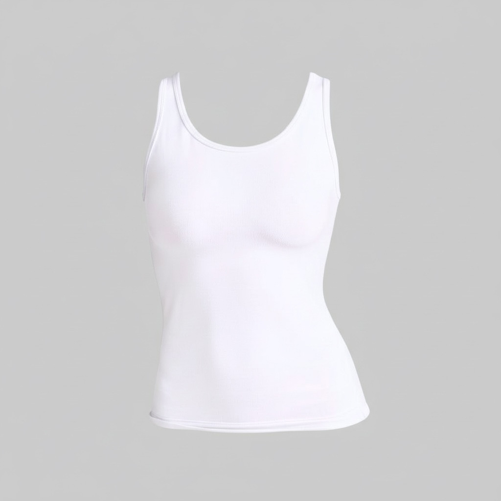 Tommie Copper Womens Lower Back Support Tank White 0994WR M/L