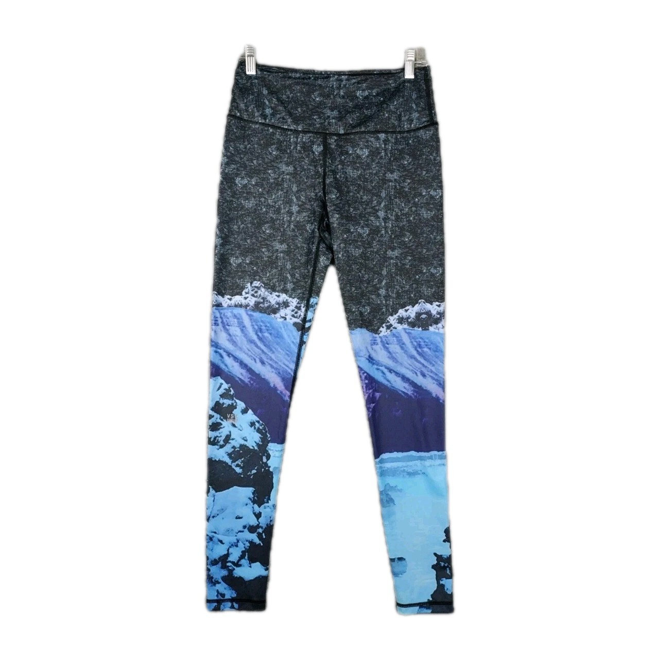Victoria’s Secret Sport Leggings Women’s Small Knockout Blue Graphic Yoga Pants